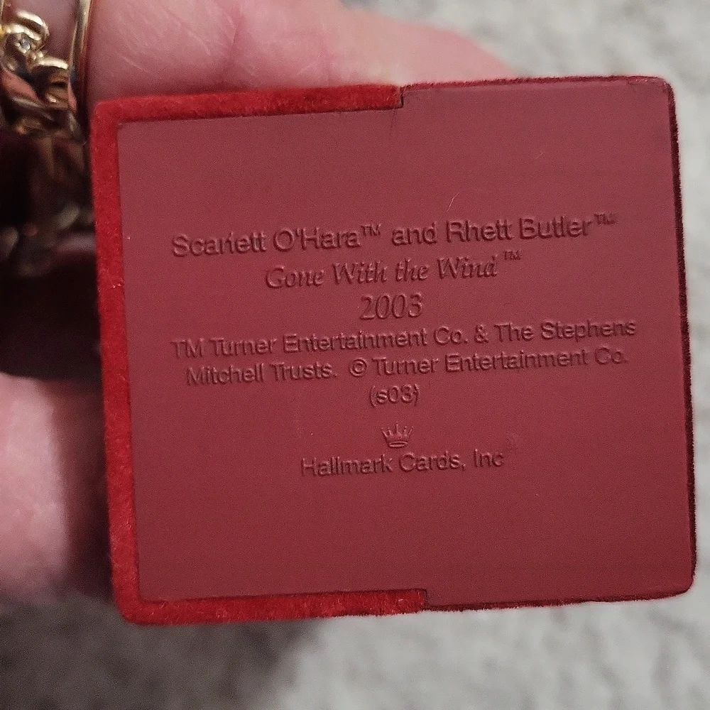 Vintage Hallmark Scarlett O'Hara & Rhett Butler Ornament